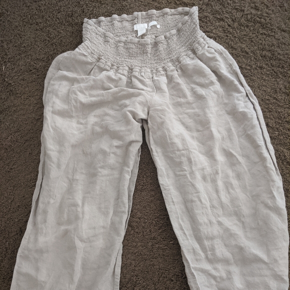 Maternity Linen Pants - Picture 1 of 1